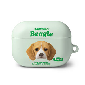 Bagel the Beagle TypeFace AirPod PRO Hard Case