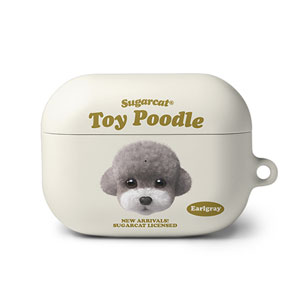 Earlgray the Poodle TypeFace AirPod PRO Hard Case