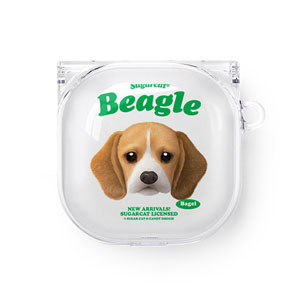 Bagel the Beagle TypeFace Buds Pro/Live Clear Hard Case