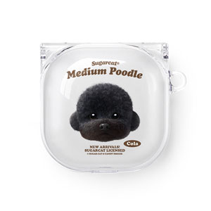 Cola the Medium Poodle TypeFace Buds Pro/Live Clear Hard Case