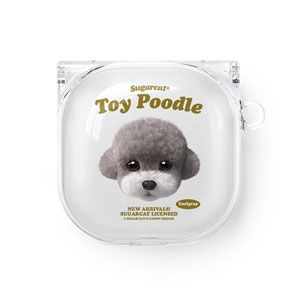 Earlgray the Poodle TypeFace Buds Pro/Live Clear Hard Case