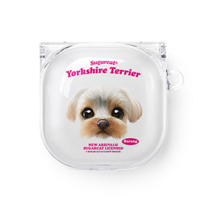 Sarang the Yorkshire Terrier TypeFace Buds Pro/Live Clear Hard Case