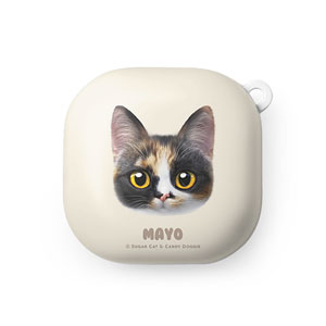 Mayo the Tricolor cat Face Buds Pro/Live Hard Case