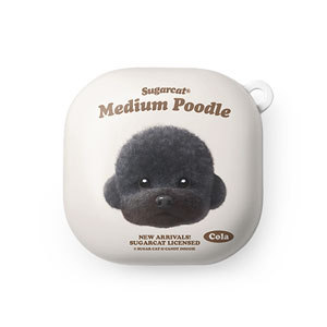 Cola the Medium Poodle TypeFace Buds Pro/Live Hard Case