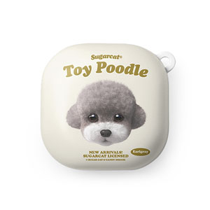 Earlgray the Poodle TypeFace Buds Pro/Live Hard Case