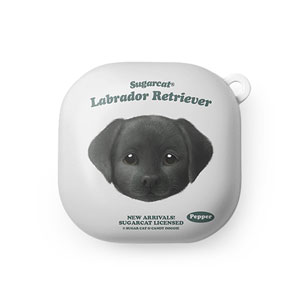 Pepper the Labrador Retriever TypeFace Buds Pro/Live Hard Case