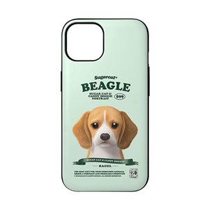 Bagel the Beagle New Retro Door Bumper Case