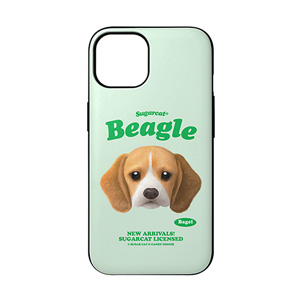 Bagel the Beagle TypeFace Door Bumper Case