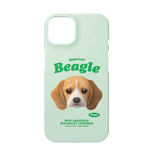 Bagel the Beagle TypeFace Case