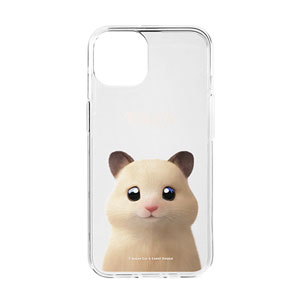 Pudding the Hamster Simple Clear Jelly/Gelhard Case