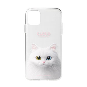 Cloud the Persian Cat Clear Jelly Case