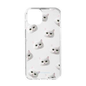May the British Shorthair Face Patterns Clear Jelly/Gelhard Case