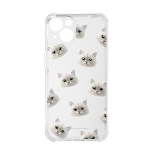 Ruby the Persian Face Patterns Shockproof Jelly/Gelhard Case