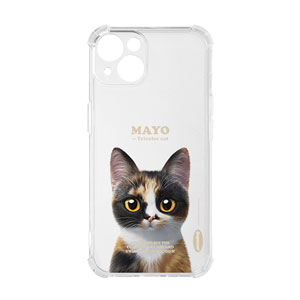 Mayo the Tricolor cat Retro Shockproof Jelly/Gelhard Case