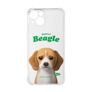 Bagel the Beagle Type Shockproof Jelly/Gelhard Case