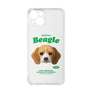 Bagel the Beagle TypeFace Shockproof Jelly/Gelhard Case