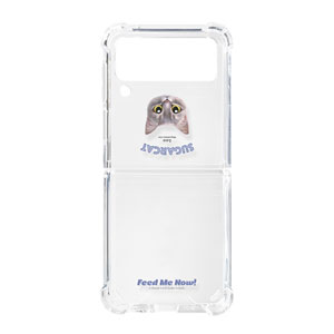 Leo the Abyssinian Blue Cat Feed Me Shockproof Gelhard Case for ZFLIP series