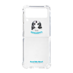 Porori the Border Collie Feed Me Shockproof Gelhard Case for ZFLIP series