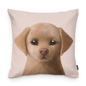 Cocoa the Labrador Retriever Throw Pillow