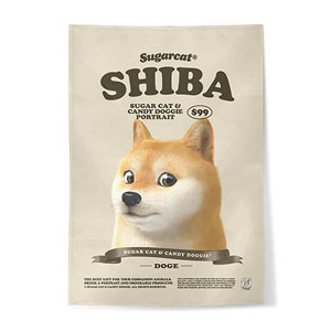 Doge the Shiba Inu (GOLD ver.) New Retro Fabric Poster
