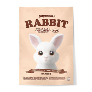 Carrot the Rabbit New Retro Fabric Poster