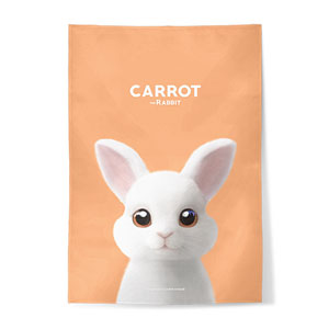 Carrot the Rabbit Fabric Poster