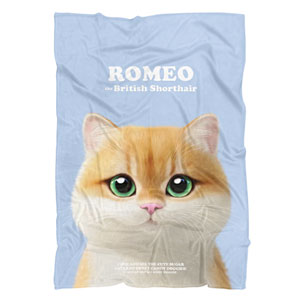 Romeo Retro Fleece Blanket