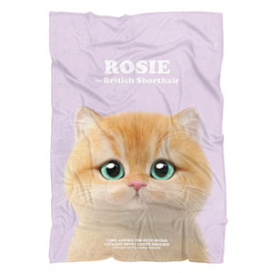Rosie Retro Fleece Blanket