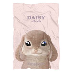 Daisy the Rabbit Retro Fleece Blanket