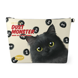 Ruru&#039;s Dust Monster New Patterns Leather Clutch (Triangle)