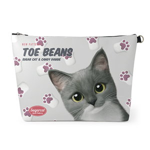 Tom’s Toe Beans New Patterns Leather Clutch (Triangle)