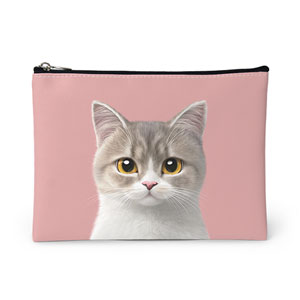 Winter the Munchkin Leather Pouch