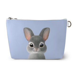 Chelsey the Rabbit Leather Pouch (Triangle)