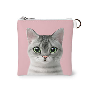 Cookie the American Shorthair Mini Flat Pouch
