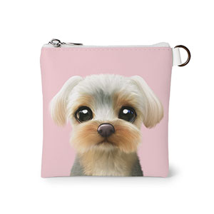 Sarang the Yorkshire Terrier Mini Flat Pouch