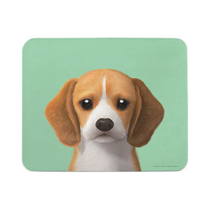 Bagel the Beagle Mouse Pad