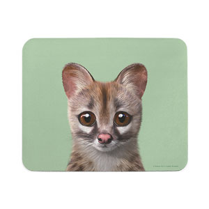 Musk the Genet Cat Mouse Pad