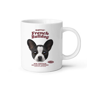 Franky the French Bulldog TypeFace Mug