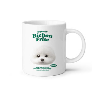 Dongle the Bichon TypeFace Mug