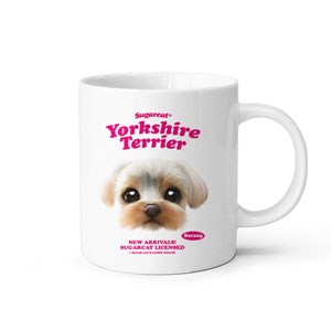Sarang the Yorkshire Terrier TypeFace Mug