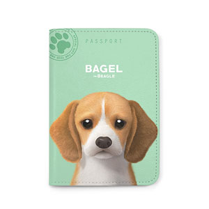 Bagel the Beagle Passport Case