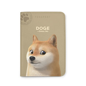 Doge the Shiba Inu (GOLD ver.) Passport Case