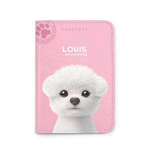 Louis the Bichon Frise Passport Case