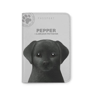Pepper the Labrador Retriever Passport Case