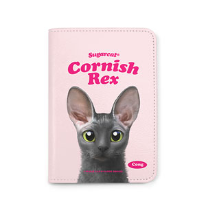 Cong the Cornish Rex Type Passport Case