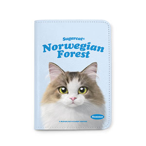 Summer the Norwegian Froest Type Passport Case
