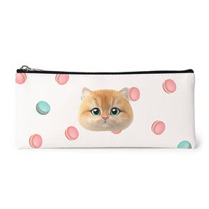 Rosie’s Macaroon Face Leather Pencilcase