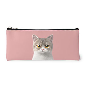 Winter the Munchkin Leather Pencilcase