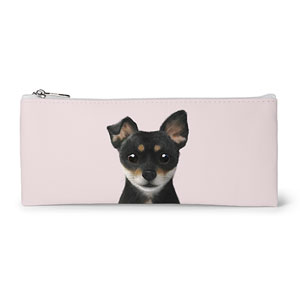 Byeolbam Leather Flat Pencilcase