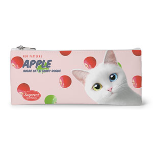 Youlove&#039;s Apple New Patterns Leather Flat Pencilcase